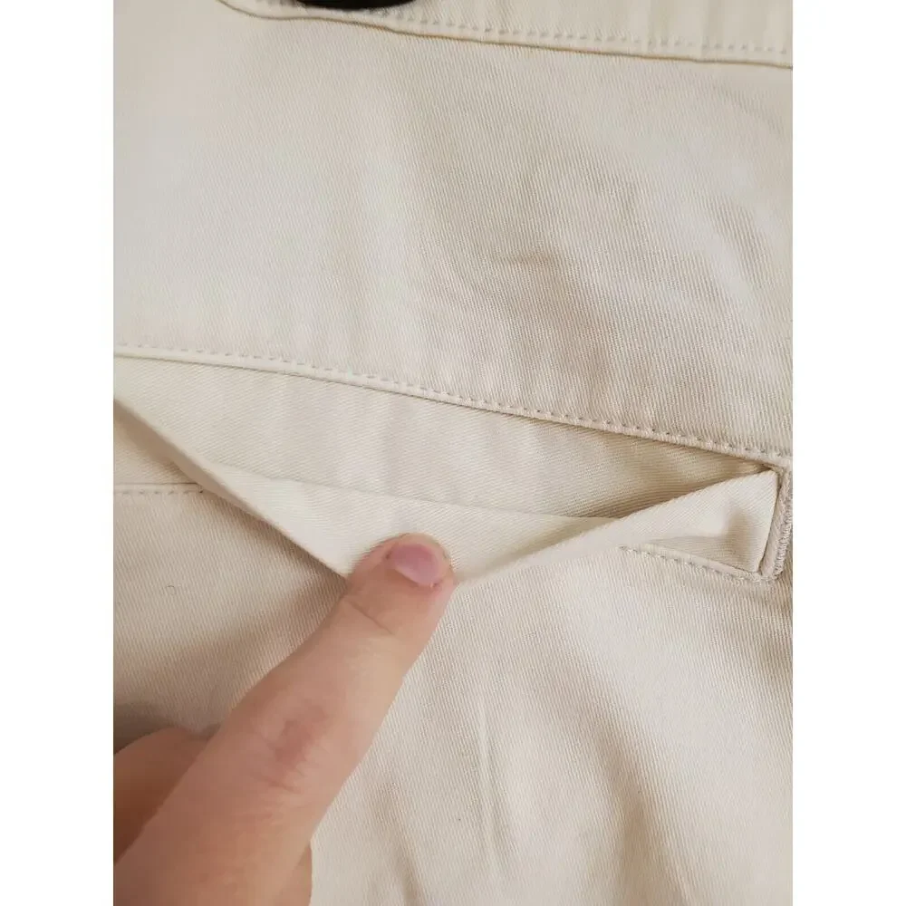 NEW NWT Women's Splendid Margaret High-Rise Trouser Shorts (Khaki) | Size XL - Picture 5 of 8